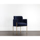 Richie Antique Brass / Danny Navy Dining Armchair